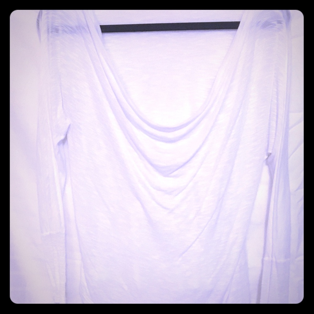 Drape neck blouse